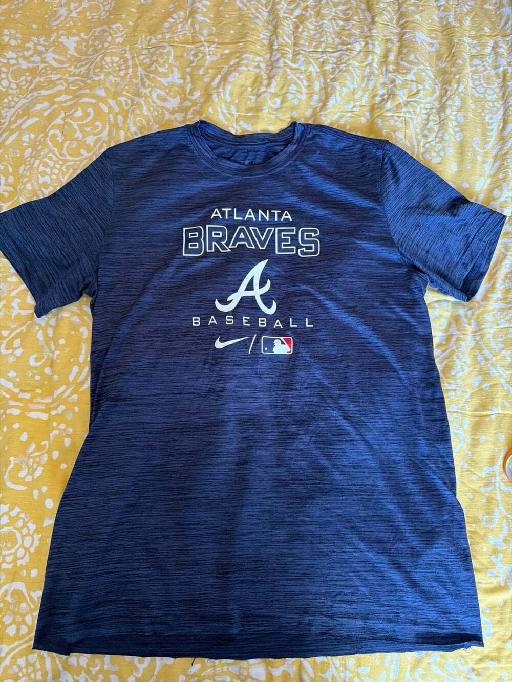 Nike Men's Atlanta Braves Authentic Velocity Dri-FIT Practice T-Shirt Size Large